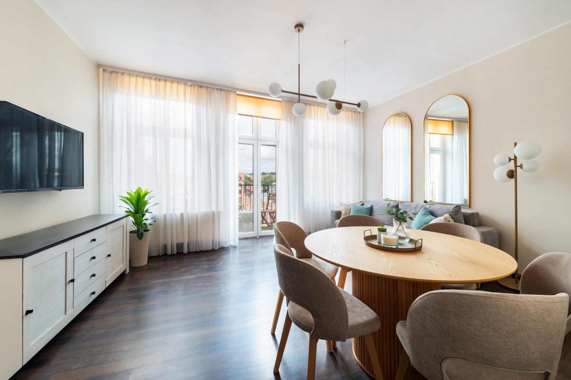 Stunning Apartment With Balcony Danzig Exterior foto