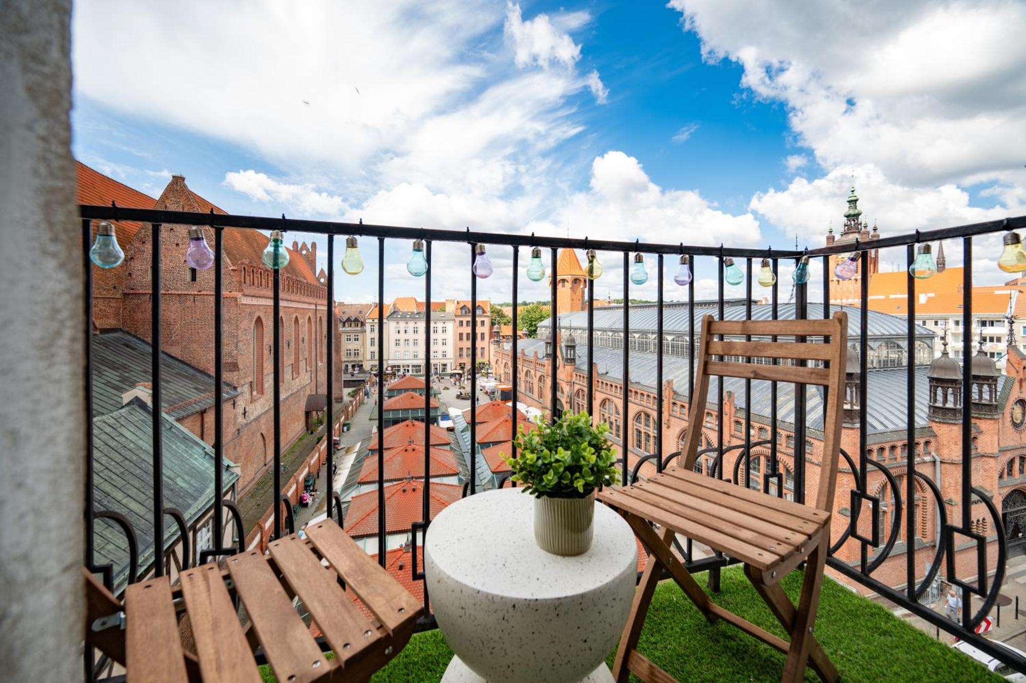Stunning Apartment With Balcony Danzig Exterior foto